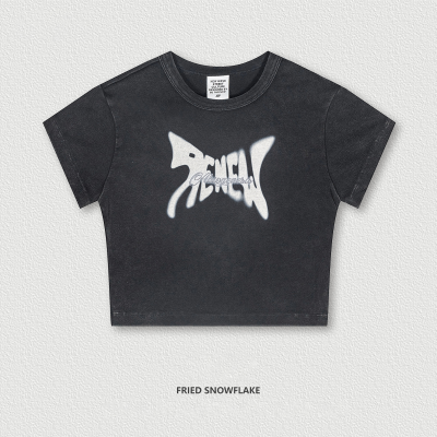 Regular Shoulder Washed Vintage Short Sleeve BE4246