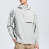 Men's Waterproof Hooded Loose Jacket W002