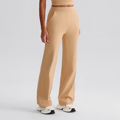 Side-pocket Leggings Flared Wide-leg Sports Yoga Pants SKL-LQ8027