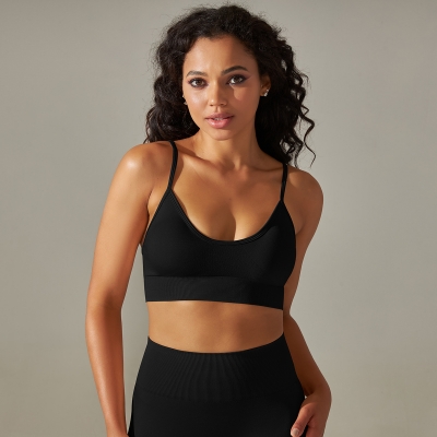  Strapless Shockproof Push-Up Fitness Vest 6606