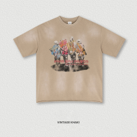 Vintage Oil Painting Short Sleeve T-Shirt BE7537
