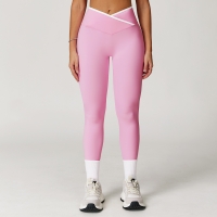 Women's Cross High-Waist Compression Yoga Leggings 9253