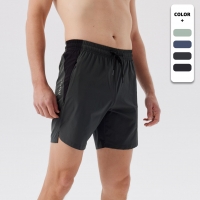 Men's Contrast Color Cool Feeling Quick Dry Shorts W51134