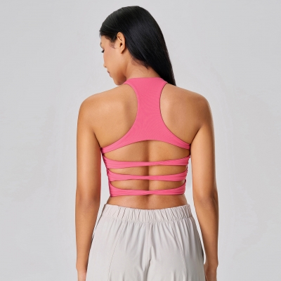 Sexy Breathable Soft Material Yoga Tank Top D25084