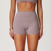 High - Waisted Abdominal - Toning Tight Yoga Shorts 8519