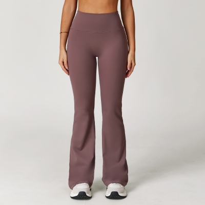 High-Waisted Hip-Lifting Yoga Flared Long Pants 2020
