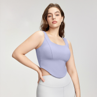 Solid Color Plus-Size Yoga Vest DWB215155