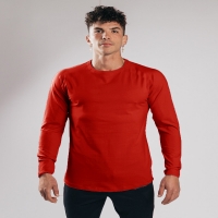 Men's Stretchy Cotton Long Sleeve T-Shirt CX905