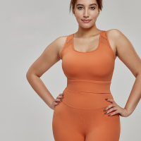 Plus-Size Mesh Breathable Yoga Tank Top DWB215007