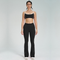 Thin Strap Naked-Sensation Fitness Leggings Yoga Set SKL-QY-B4014+K4542