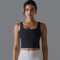 All-in-One Fixed Cup Women's Sleeveless Yoga Vest 7058
