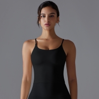 Halter Breathable Tight Yoga Wear Sports Running Bra 7052