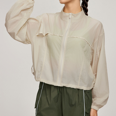 Breathable Lightweight UV-Resistant Stand Collar Sunscreen Jacket  DWN115117
