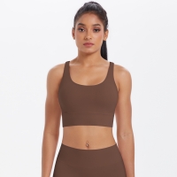 Naked-feeling Quick-dry Cross-strapped Yoga Vest 7113