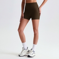 Ribbed Sports Yoga High-Waisted Yoga Shorts SKL-LQ6003