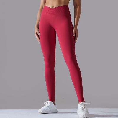 High-waisted Hip-lifting Breathable Yoga Tight Pants 6627