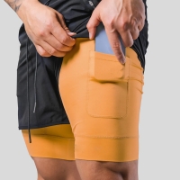 Men's Fake Two-Piece Quick-Dry Shorts LYFT