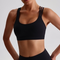 Sexy Beautiful Back Yoga Cross Back Bra With Pads SKL-LQ2135