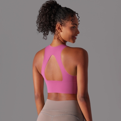 Tight-fitting Sports Bra Pilates Hollow-out Yoga Suit Vest 7022