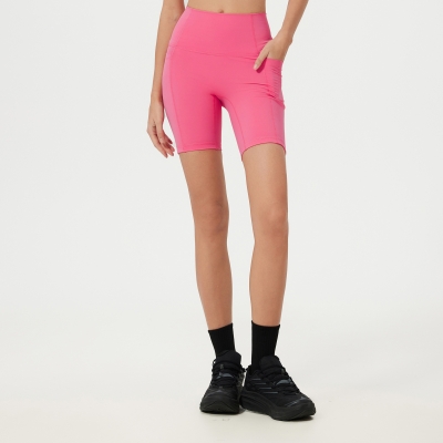 Nude Butt-lifting Fifth Pants Yoga Shorts D25035
