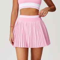 Women's High-Waisted A-Line Pleated Fitness & Athletic Skirt 5062