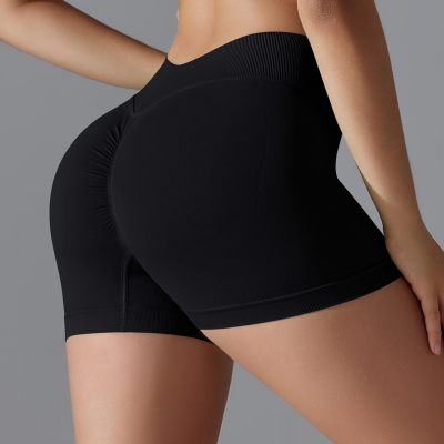  High-Waisted Hip-Lifting Yoga Shorts for Women 6664shorts