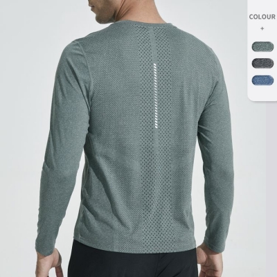 Men's Quick-Dry Stretch Long Sleeve Top 872