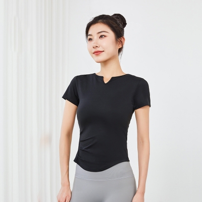 Quick-Dry Yoga Sports Tank Top & Short-Sleeve  SKL-QY22054