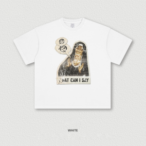 Fun Illustration Vintage Short Sleeve BE7505