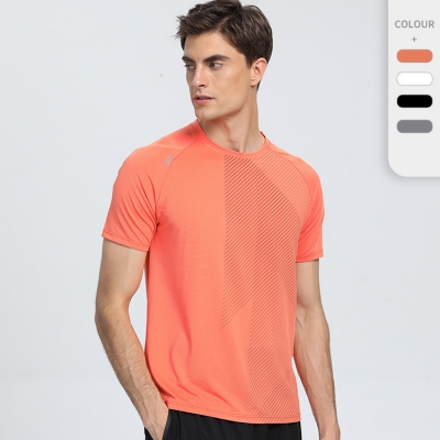 Men's Quick-Dry Moisture-Wicking Loose Fit Short Sleeve Shirt R428