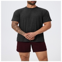 Round Neck Men's Short-sleeve Shirts 1105