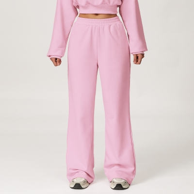 High Waist Wide Leg Sweatpants 4507