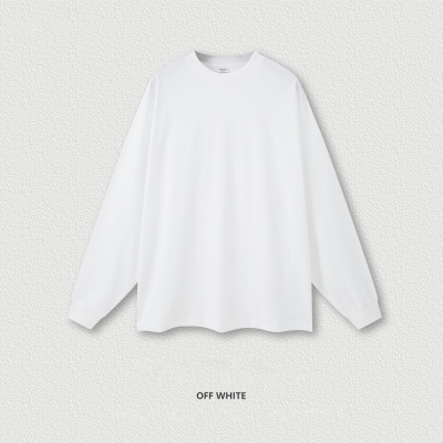  Basic Long Sleeve Solid Color Loose T-Shirt BEW0186