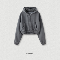 Vintage Washed Zip-Up Hoodie Jacket BEN822