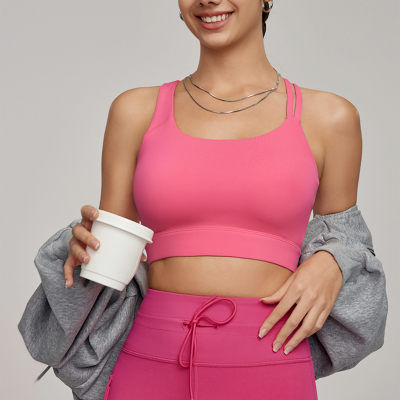 Asymmetrical Open-Back Yoga Sports Bra  DWC115120
