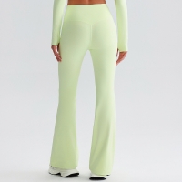 Crossed Waists Yoga Pants Breathable Flared Leggings SKL-LQ8007