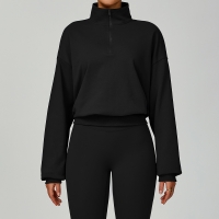Loose Windproof Zipper Long-Sleeve Sweatshirt 2040
