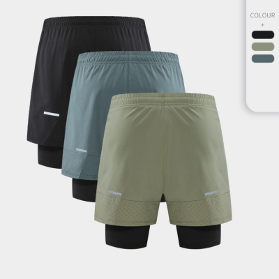 Men's 2-in-1 Stretch Shorts  262