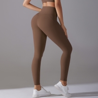 High-waisted Tight Hip-lifting Yoga Pants Naked-feeling Antibacterial 7053