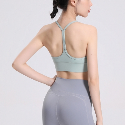 Halter Neck Sports Bra for Yoga SKL-QY22212 
