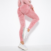 Tie-dyed Moisture-wicking and Sweat-releasing Yoga Fitness Pants 6500 