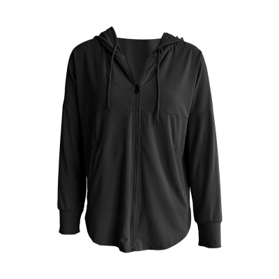 Zippered Hooded Sun - Protection Yoga Outerwear DS15