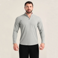 Men's Buttoned POLO Long Sleeve Shirt CX122