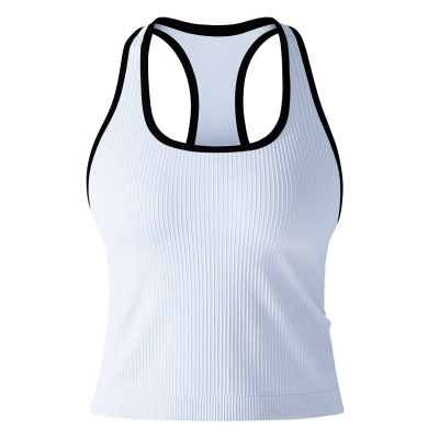 Sleeveless Quick-dry U-neck Tank Top 6633