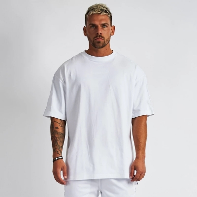 Men's Round Neck Cotton Loose Fit T-Shirt TX38