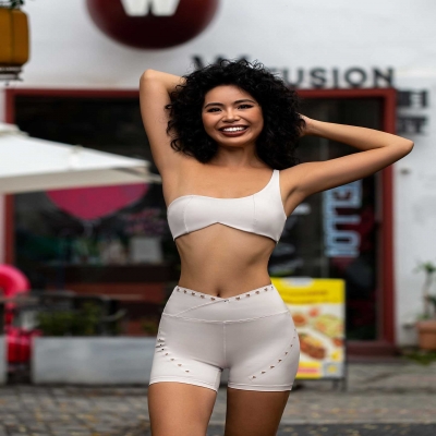  Off-The-Shoulder Sexy Halter Bra with a Beautiful Back for Running and Fitness SKL-FNK202326