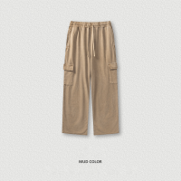 Thin Fabric Multi-Pocket Straight Leg Pants BE3293