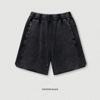 Washed Distressed Loose Shorts BEK25107