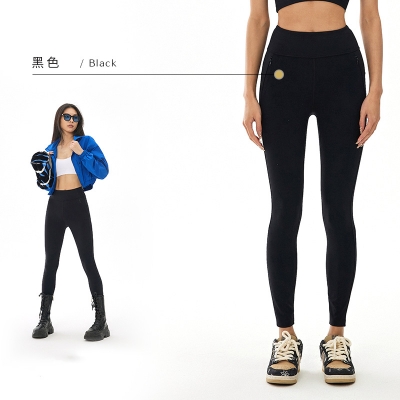  Beauty Fitness Yoga Wear for Women Zipper Yoga Pants SKL-FNK6601