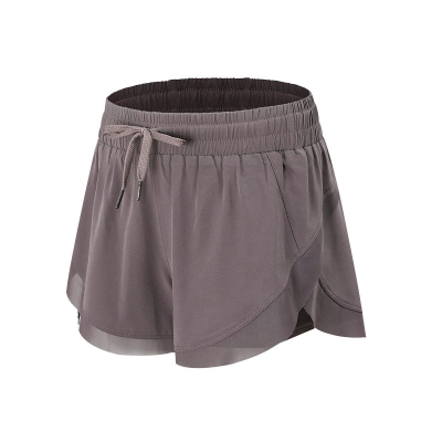 Fake Two-Piece Loose-Fit Athletic  Hidden Pockets Shorts 2028  